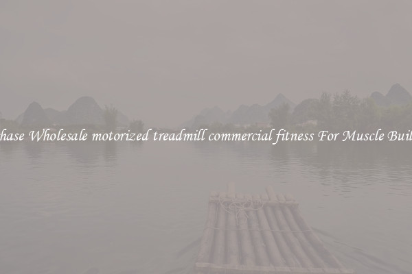 Purchase Wholesale motorized treadmill commercial fitness For Muscle Building.