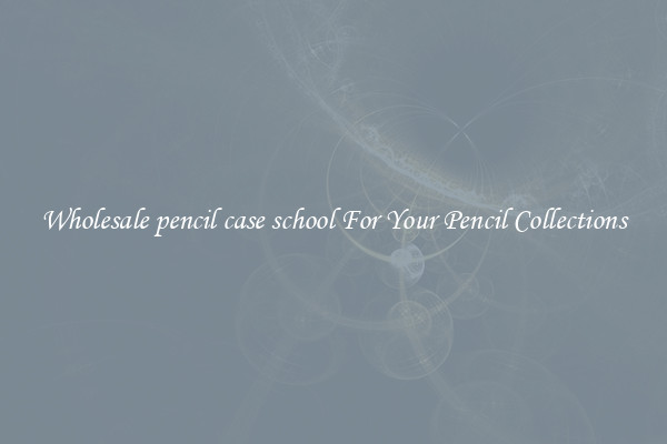 Wholesale pencil case school For Your Pencil Collections
