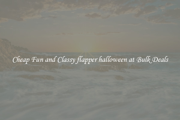 Cheap Fun and Classy flapper halloween at Bulk Deals