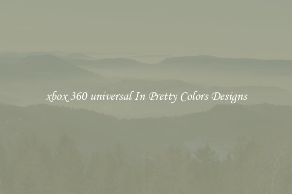 xbox 360 universal In Pretty Colors Designs