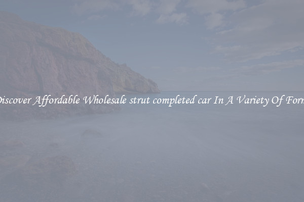Discover Affordable Wholesale strut completed car In A Variety Of Forms